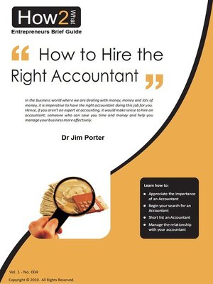 cover image of How to Hire the Right Accountant